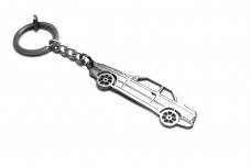 Keychain Maserati Ghibli II 1992–1998 - (type STEEL)